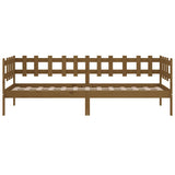 Day Bed without Mattress Honey Brown 90x200 cm Solid Wood Pine 820759