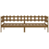 Day Bed without Mattress Honey Brown 80x200 cm Solid Wood Pine 820754