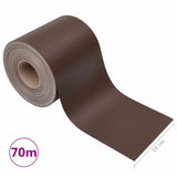 Garden Privacy Screen PVC 70x0.19 m Brown 147862