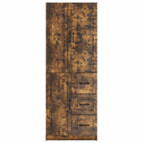Cabinet Set 2 pcs Smoked Oak Engineered Wood 3416984