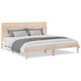 Extra Long Bed Frame without Mattress 200x220 cm Solid Wood 3309319
