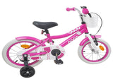 Kids Bike 16 Inches for 4-6 Years Old Pink 42009534