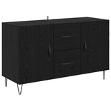 Sideboard Black Oak 100 x 36 x 60 cm Engineered Wood 882471