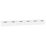 Wall Cabinets 2 pcs White 102x30x20 cm Engineered Wood 3115900