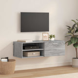 Wooden Cabinet Grey Sonoma 100.5 x 39 x 30 cm Engineered Wood 880247