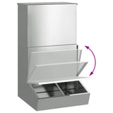 Pig Feeder Silver 55 x 51 x 91.5 cm Galvanised Steel 874641