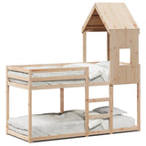 Bunk Bed without Mattress 90x200 cm Solid Wood Pine 3281997