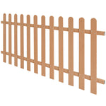 Picket Fence WPC 200x80 cm 42823