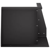 Retaining Wall 50 x 50 x 50 cm Steel Black 8015185