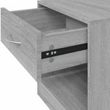 Bedside Cabinets 2 pcs with Drawer Grey Sonoma 342587