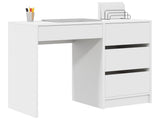 Desk with Drawer White 90 x 37.5 x 75 cm Engineered Wood 869490