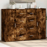 Sideboards 2 pcs Smoked Oak 60x31x84 cm Engineered Wood 3276592