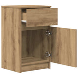 Bedside Cabinet Artisan Oak 39x35x65 cm Engineered Wood 861335