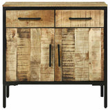 Sideboard with Drawer 70 x 35 x 70 cm Solid Mango wood 374099