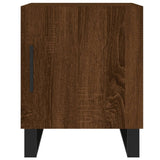 Bedside Cabinets 2 pcs Brown Oak 40x40x50 cm Engineered Wood 827627