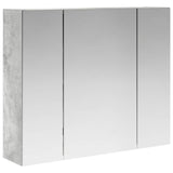 Bathroom Mirror Cabinet Concrete Grey 60 x 14.5 x 50 cm 889074