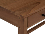 Desk with Drawers Natural Solid Teak Wood 80 x 50 x 75 cm 42026903