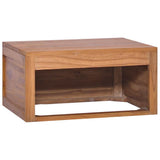 Wall-mounted Bathroom Cabinet 60x45x30 cm Solid Teak Wood 320437