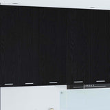 Hanging Cabinet Black Oak 40 x 31 x 100 cm Engineered Wood 884339