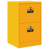File Cabinet with Drawer Mustard Yellow 45.5 x 42 x 74.5 cm 891613