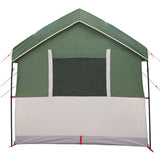Family Tent 4-Person Green and White 324 x 255 x 230 cm 42004083