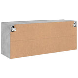TV Cabinet Wall-mounted Concrete Grey 100x30x41 cm 836969