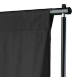 Backdrop Cotton without Stand Black 600x300 cm 190009