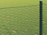 Hexagon Fence Green 0.8 x 100 m PVC 42005454