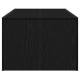 Coffee Table Black Oak 102 x 50 x 35 cm Engineered Wood 862072