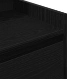 Bedside Cabinet with 2 Drawers Black 38x34x80 cm 861357