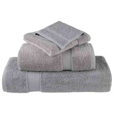 12 Piece Premium Towel Set SOLUND Grey 600 gsm 137577