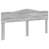 Bed Frame Grey Sonoma 180 x 200 cm Solid Pine Wood 3412867