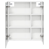 Bathroom Mirror Cabinet White 60 x 14.5 x 70 cm Engineered wood 889055
