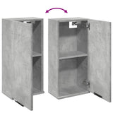 Wall-mounted Bathroom Cabinet Concrete Grey 32x20x67 cm 856936