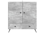 Sideboard Concrete Grey 66 x 34.5 x 95 cm Engineered Wood 895588