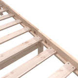 3101338 Bed Frame without Mattress Solid Wood 100x200 cm
