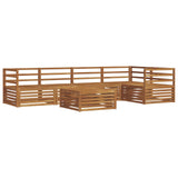 Outdoor Sofa Set 6 pcs Natural 3373479