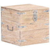 289640 Chest 40x40x40 cm Solid Acacia Wood