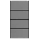 Sliding Door 102.5 x 205 cm Tempered Glass and Aluminium 42054107
