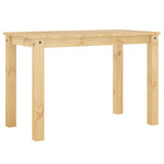 ZNTS Dining Table Panama 117x60x75 cm Solid Wood Pine 4005702