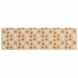 Kitchen Rug Beige Paws 300 x 60 cm 100% Polyamide Washable 42045736