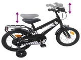 Kids Bike 16 Inches for 4-6 Years Old Black 42009356