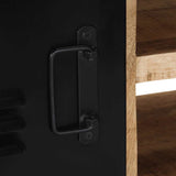 TV Cabinet 80x30x35 cm Solid Rough Wood Mango 4013591