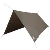 Camping Tarp Brown 451x420 cm Waterproof 4009604