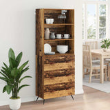 Highboard Old Wood 69.5 x 34 x 180 cm Engineered Wood 3415672