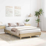 Bed Frame Sonoma 137 x 190 cm Engineered Wood 901000