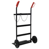 Hand Trolley Black and Red 63 x 43.5 x 110 cm Steel 4019018
