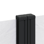 ZNTS Retractable Side Awning White 220x600 cm 4004676