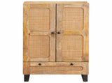 Highboard with Drawer Brown 40 x 33 x 110 cm Solid Mango Wood 4018074