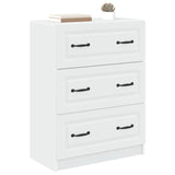 Drawer Cabinet White 66 x 34.5 x 87 cm Engineered Wood 895755